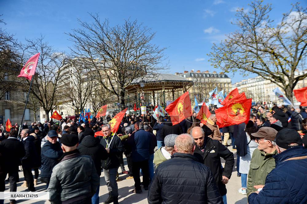 Rally In Support Of Syrian Alawites - Paris