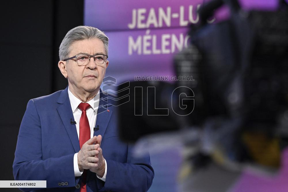 Jean-Luc Melenchon On Dimanche En Politique - Paris