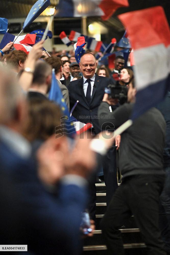 Edouard Philippe Attends Horizons Political Meeting - Lille