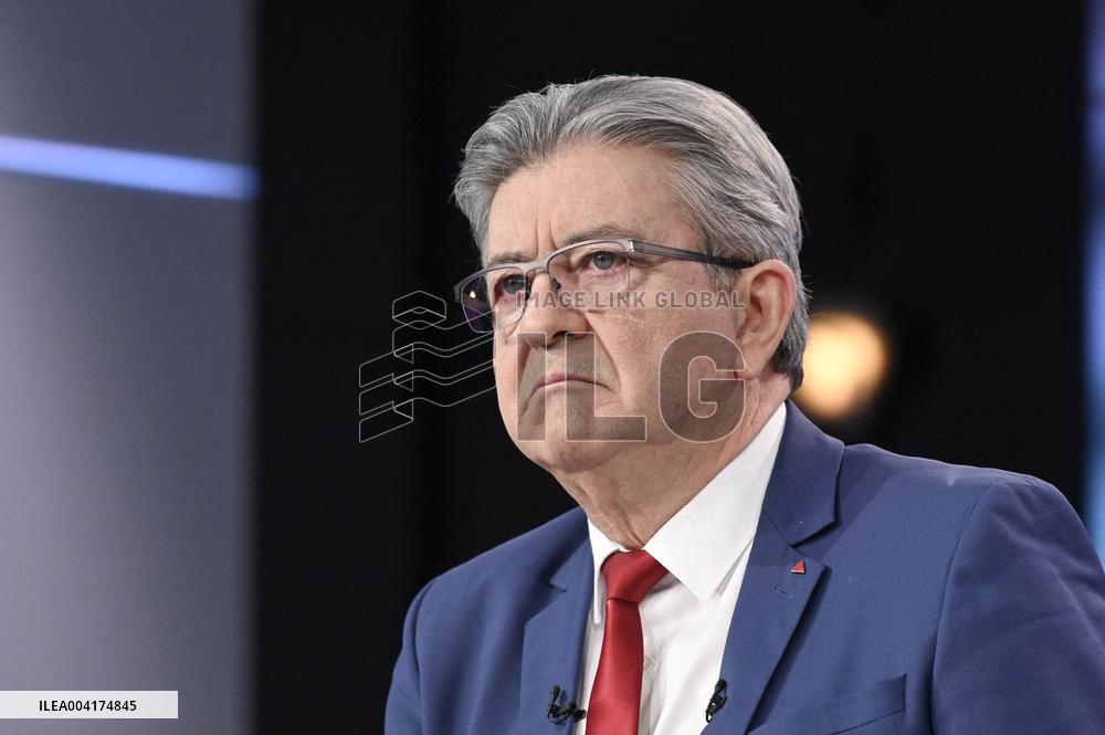 Jean-Luc Melenchon On Dimanche En Politique - Paris