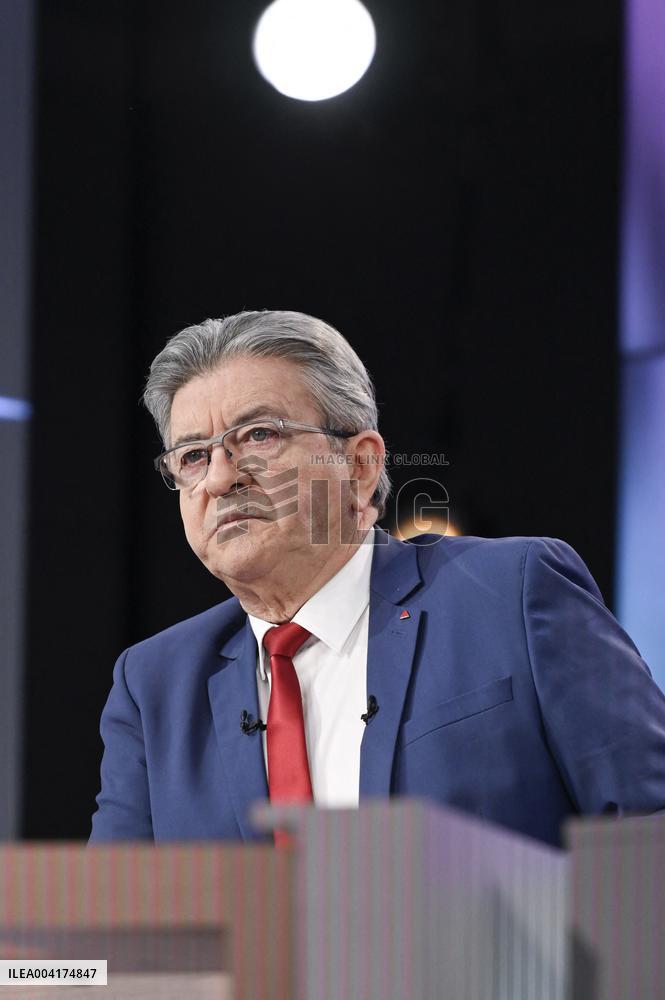 Jean-Luc Melenchon On Dimanche En Politique - Paris