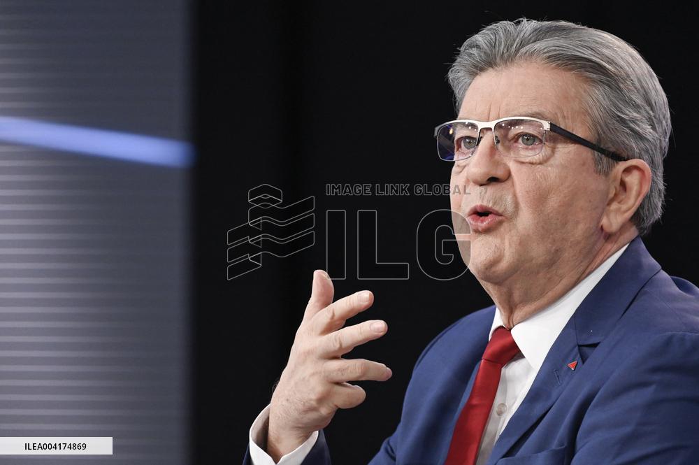 Jean-Luc Melenchon On Dimanche En Politique - Paris