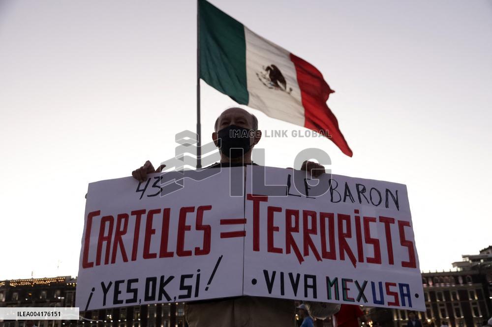 Vigil and National Mourning Against Mass Extermination – Mexico City