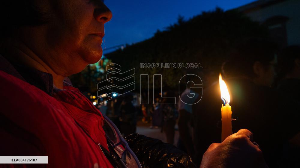 Vigil and National Mourning Against Mass Extermination – Mexico City