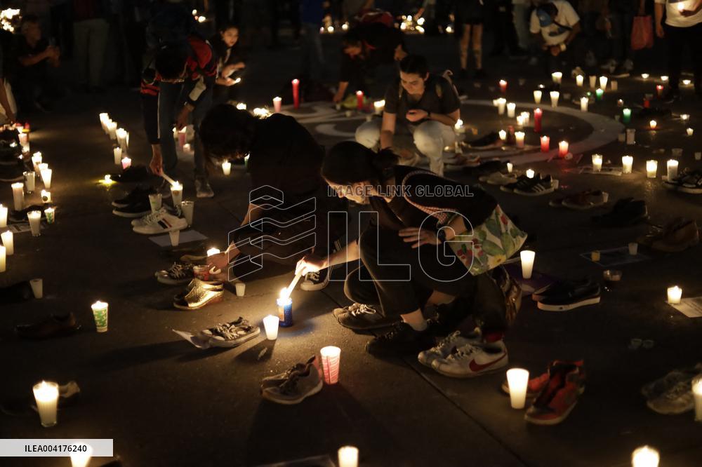 Vigil and National Mourning Against Mass Extermination – Mexico City