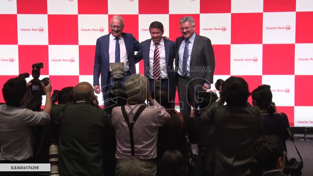 Alimentation Couche-Tard execs in Tokyo