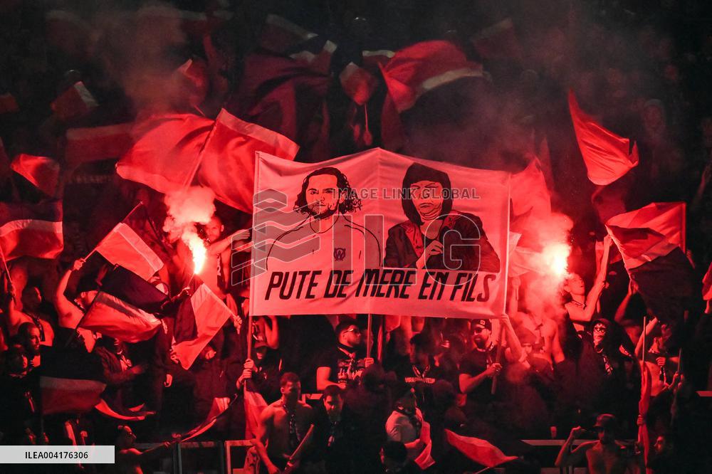 PSG Fans Unveil Offensive Banner Targeting Rabiot And His Mother - Paris