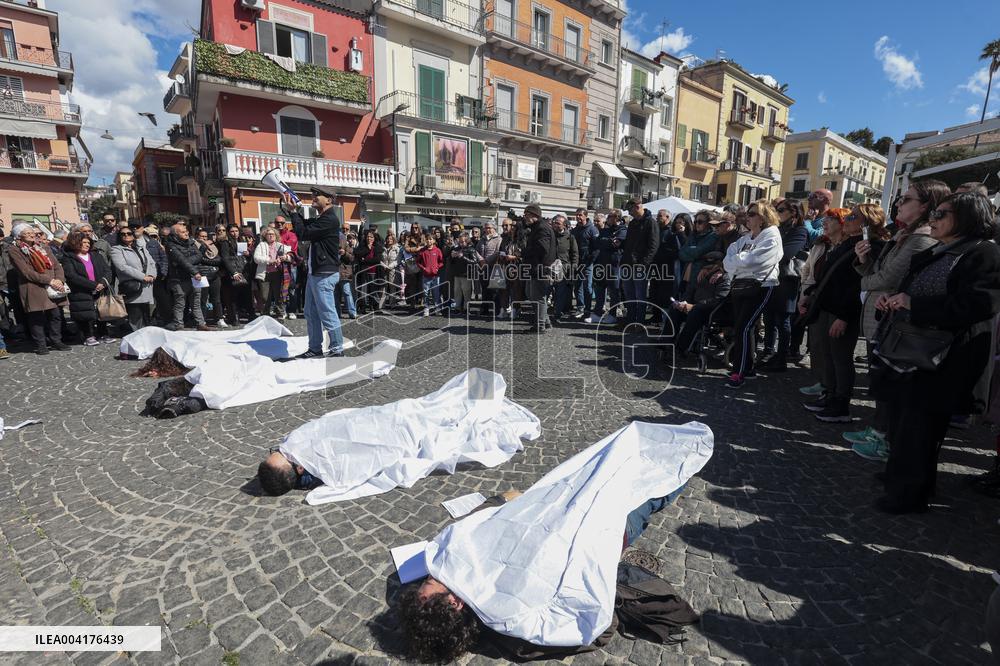 Pozzuoli Residents Protest for Safety Amid Bradyseism Concerns