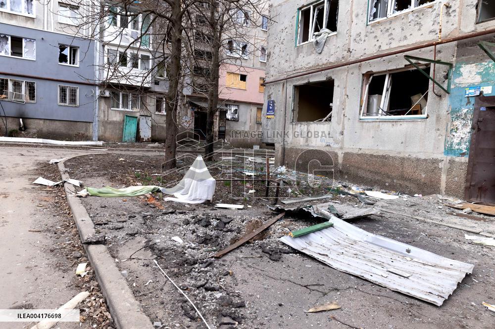 Russian Shelling On Pokrovsk In Donetsk Region - Ukraine