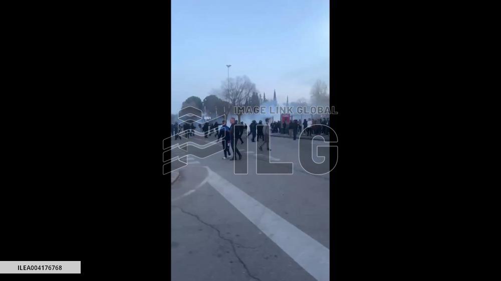 France: Football Match Suspended After Flares Thrown Onto Pitch in Montpellier