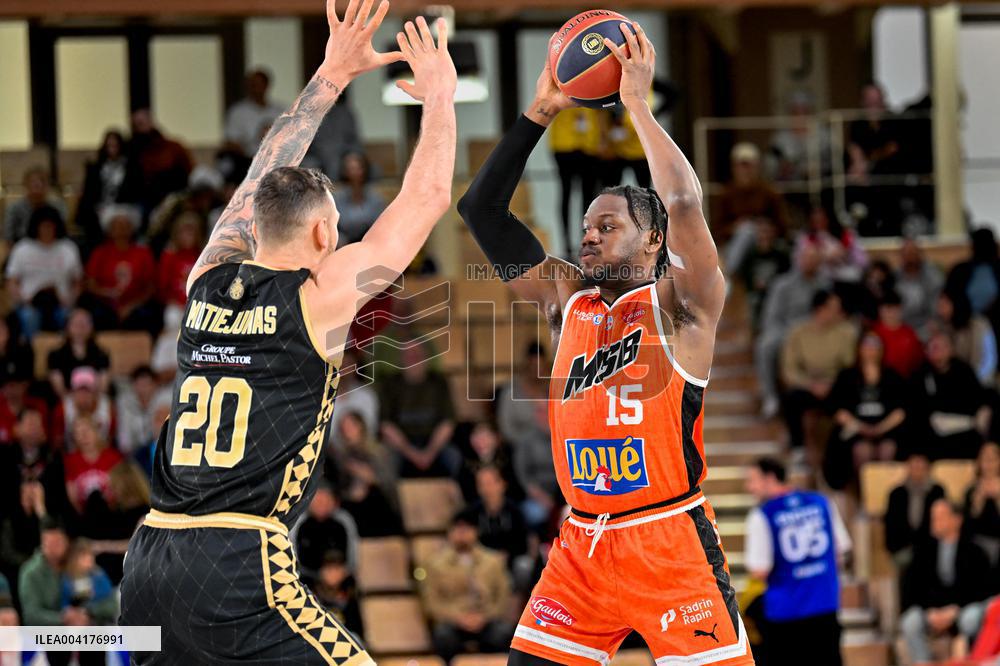 Basketball - AS Monaco and Le Mans Sarthe Basket