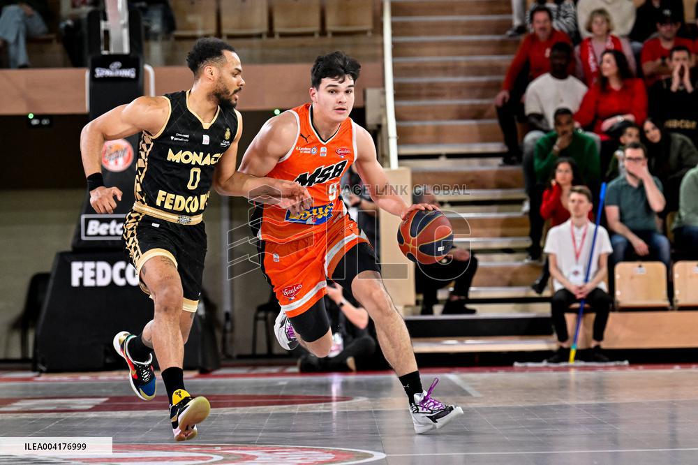 Basketball - AS Monaco and Le Mans Sarthe Basket