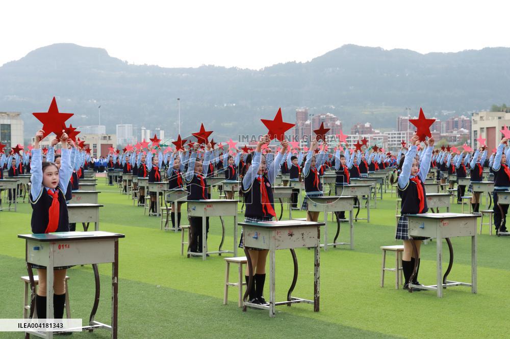 School Fun Sports Activities in Bazhong