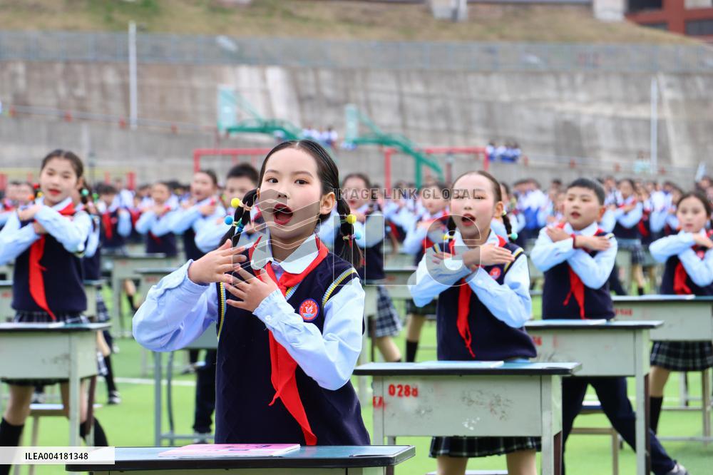 School Fun Sports Activities in Bazhong