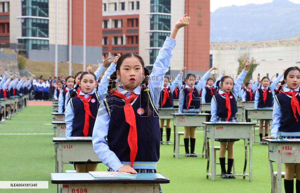 School Fun Sports Activities in Bazhong