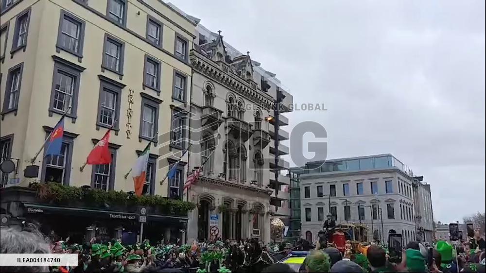 Ireland: St. Patrick’s Day Parade Draws Hundreds of Thousands in Dublin