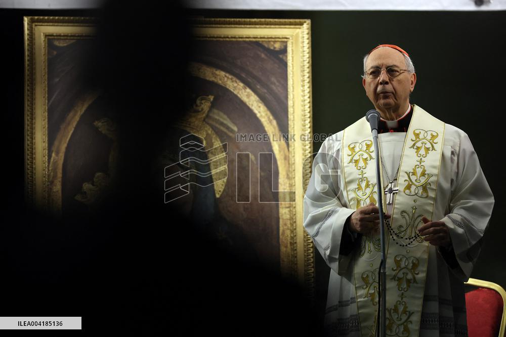 Cardinal Mamberti Leads Holy Rosary for Pope Francis - Vatican