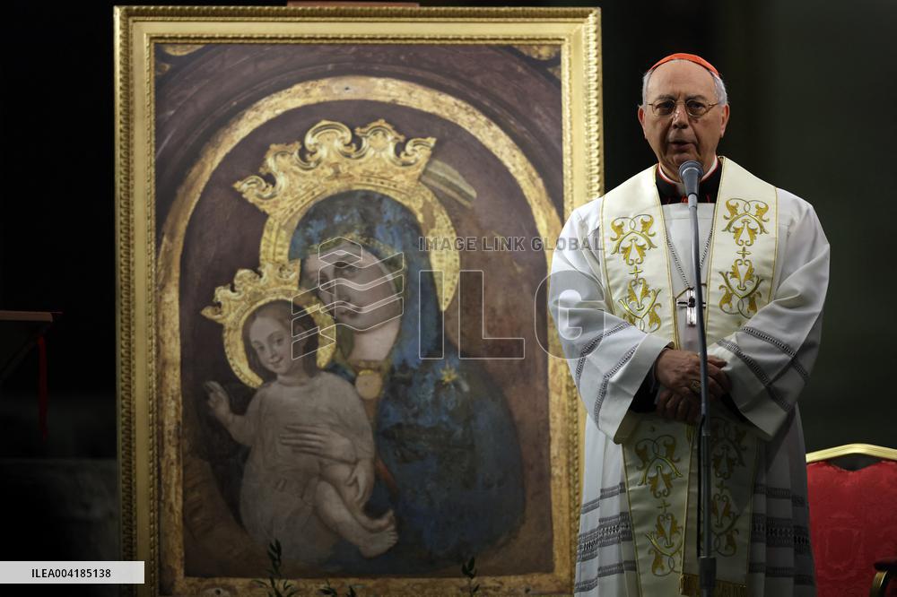 Cardinal Mamberti Leads Holy Rosary for Pope Francis - Vatican