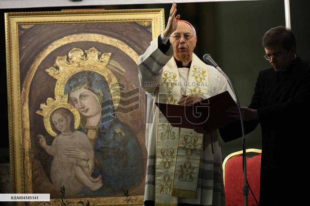 Cardinal Mamberti Leads Holy Rosary for Pope Francis - Vatican