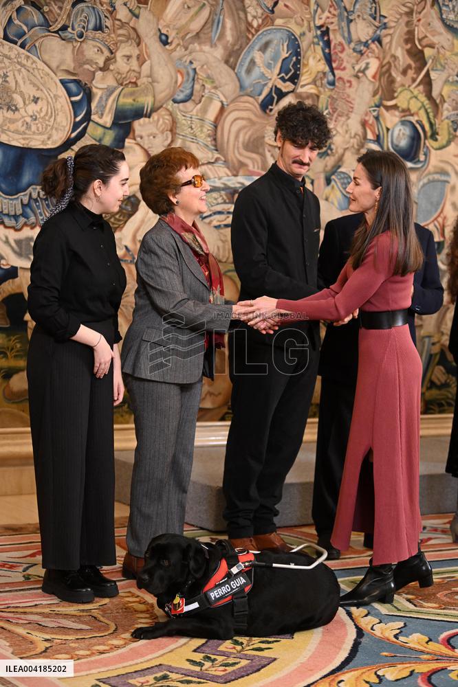 Queen Letizia Audiences - Madrid