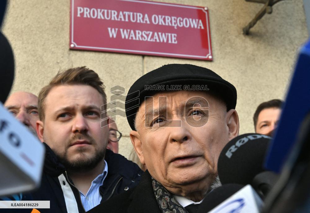 Poland’s PiS Party Protests In Warsaw