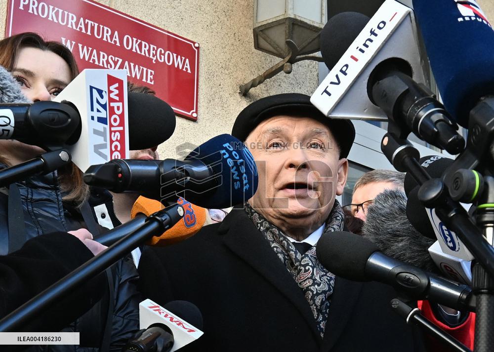 Poland’s PiS Party Protests In Warsaw