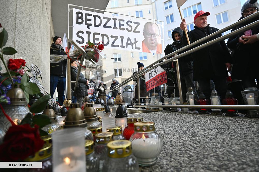 Poland’s PiS Party Protests In Warsaw