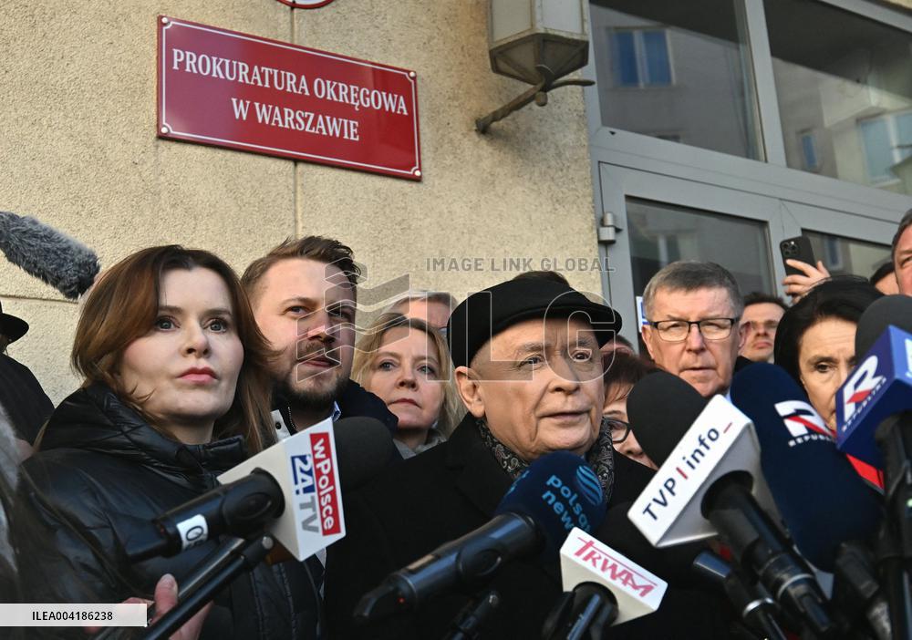 Poland’s PiS Party Protests In Warsaw