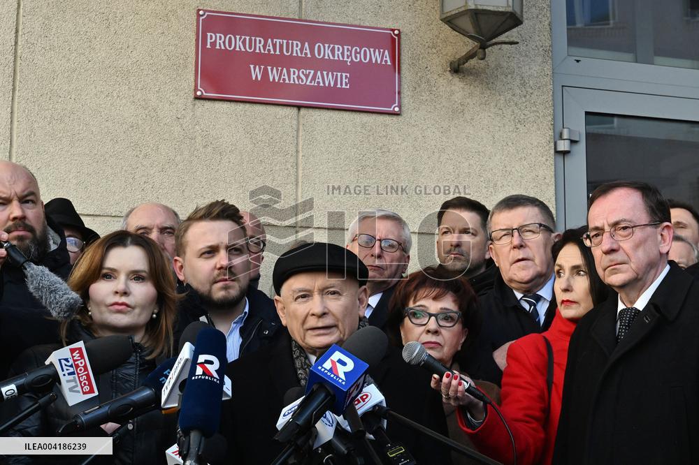 Poland’s PiS Party Protests In Warsaw