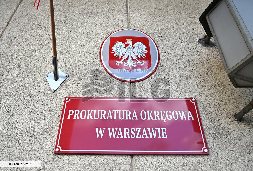 Public prosecutor Ewa Wrzosek Press Conference - Warsaw