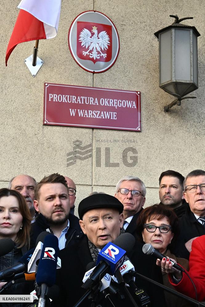 Poland’s PiS Party Protests In Warsaw