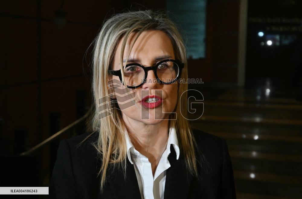 Public prosecutor Ewa Wrzosek Press Conference - Warsaw