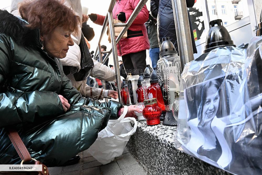 Poland’s PiS Party Protests In Warsaw