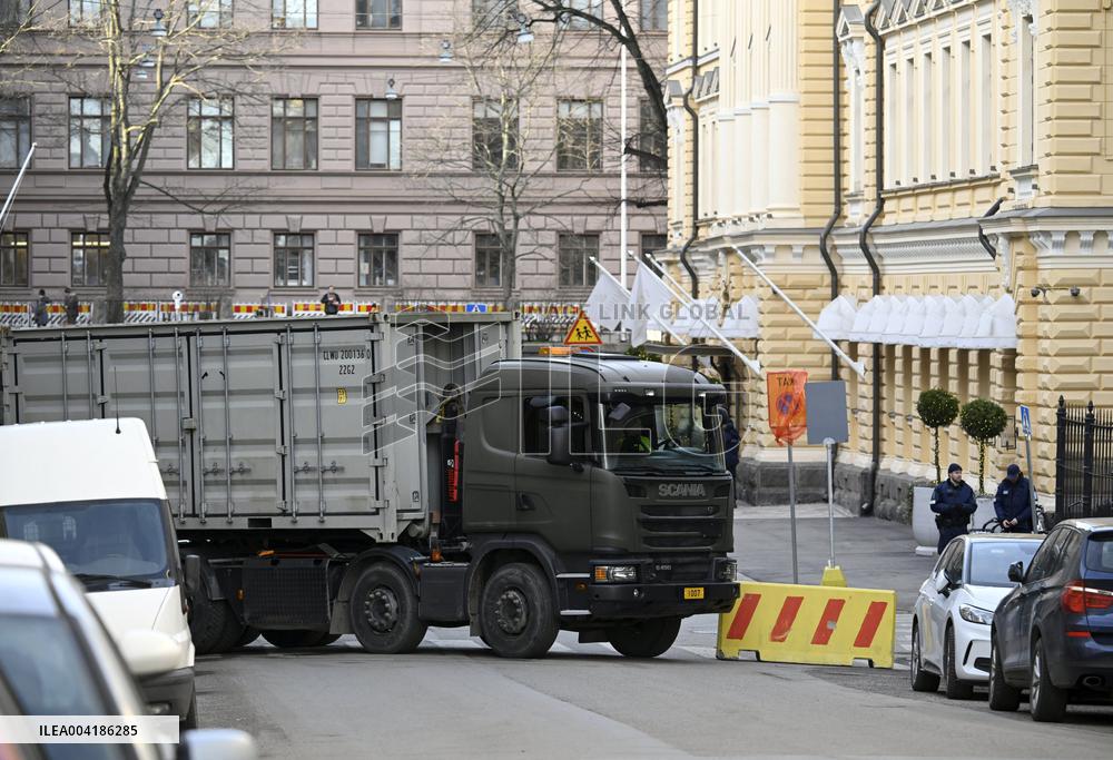 Ukraine's President Volodymyr Zelensky in Finland