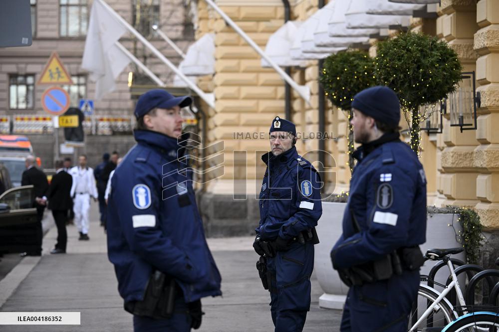 Ukraine's President Volodymyr Zelensky in Finland