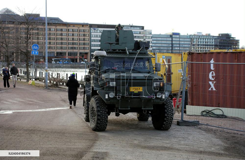 Ukraine's President Volodymyr Zelensky in Finland