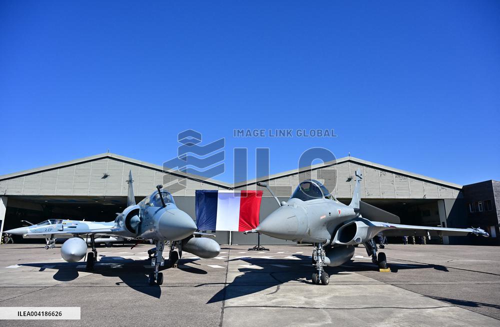 President Macron Visits Luxeuil-les-Bains Air Base