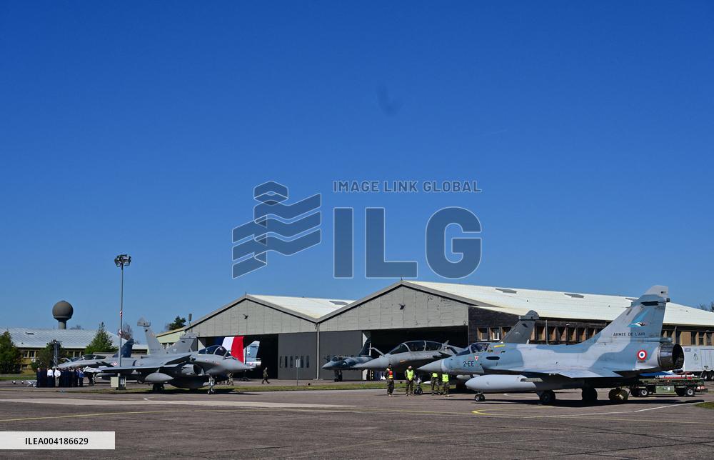 President Macron Visits Luxeuil-les-Bains Air Base