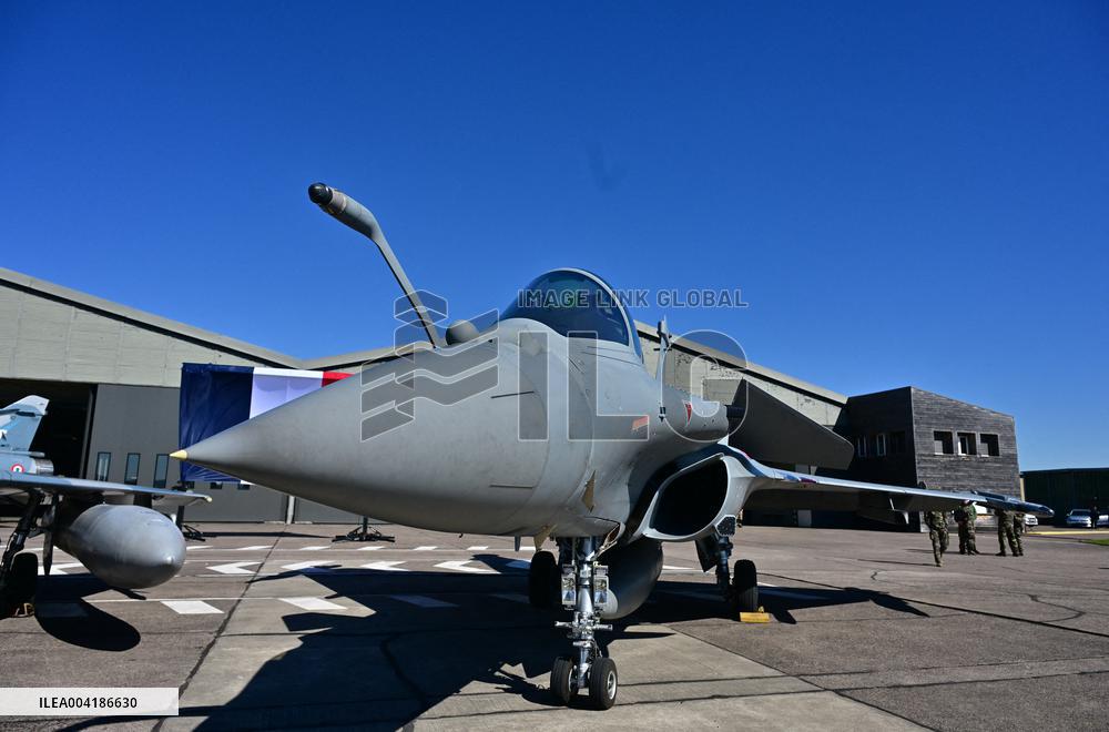 President Macron Visits Luxeuil-les-Bains Air Base