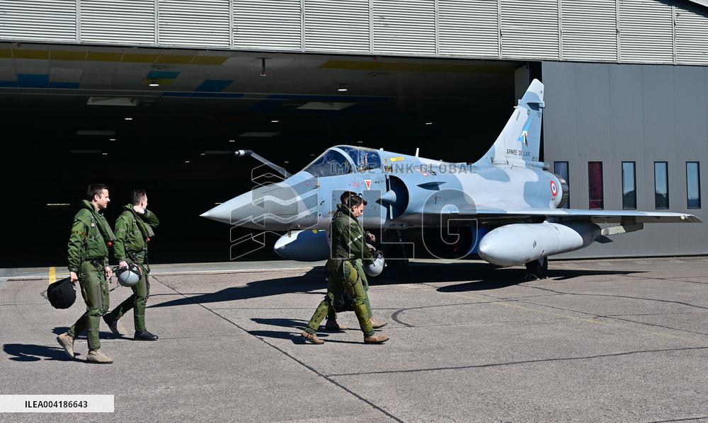 President Macron Visits Luxeuil-les-Bains Air Base