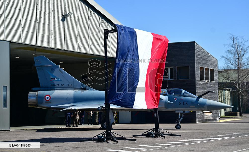 President Macron Visits Luxeuil-les-Bains Air Base