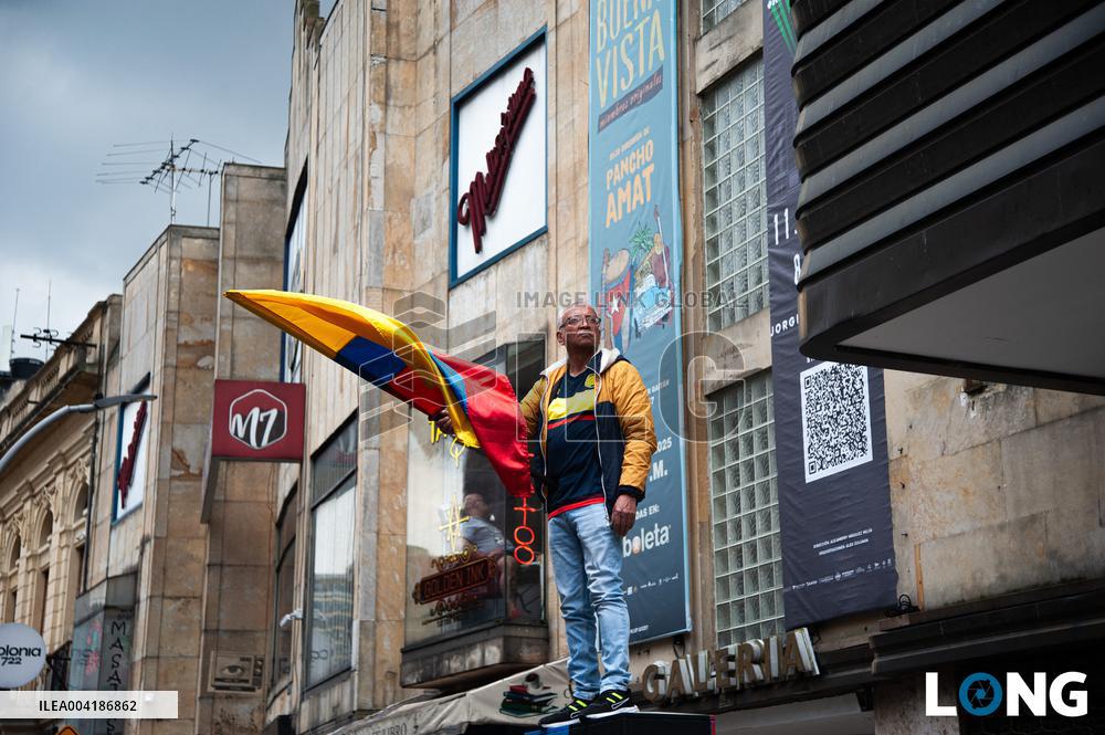 Demonstrations in Support of Colombian President Reforms