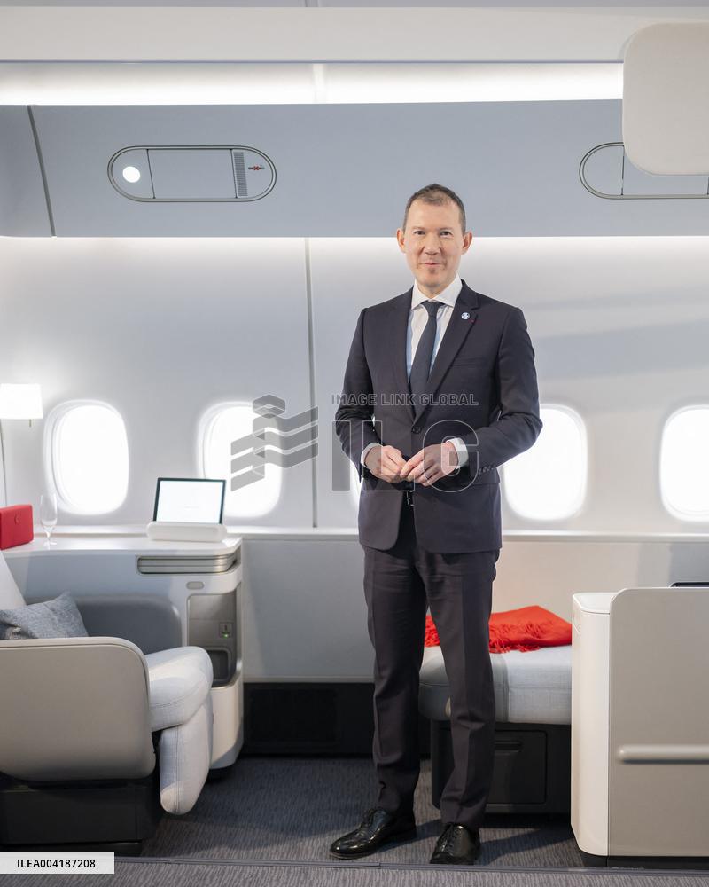 Official presentation of Air France s new La Premiere cabin - Paris