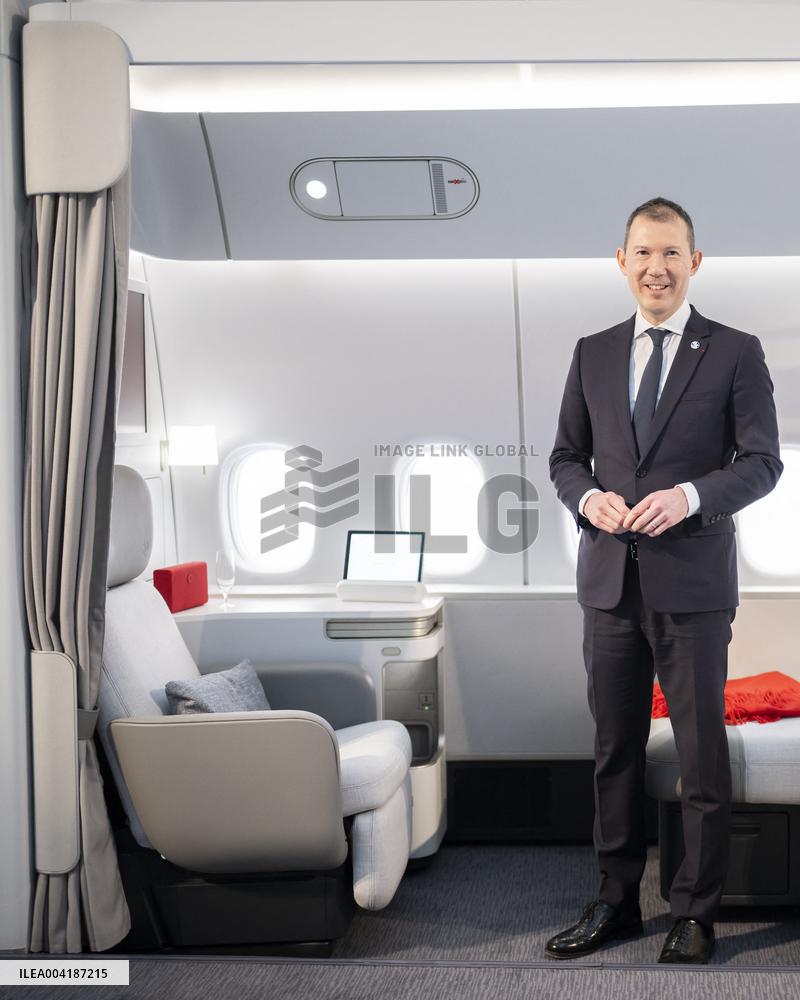 Official presentation of Air France s new La Premiere cabin - Paris