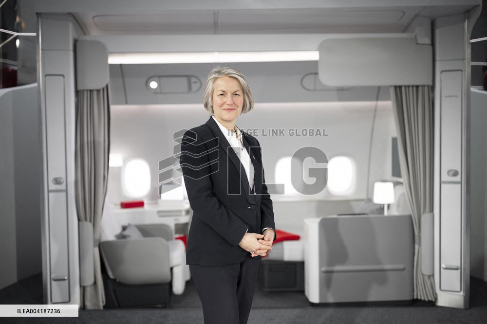 Official presentation of Air France s new La Premiere cabin - Paris