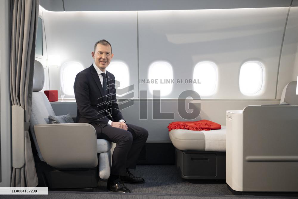 Official presentation of Air France s new La Premiere cabin - Paris
