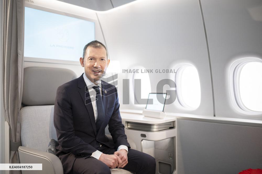 Official presentation of Air France s new La Premiere cabin - Paris