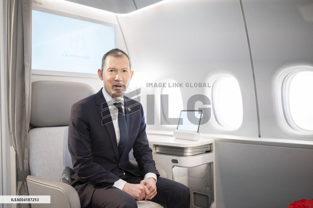 Official presentation of Air France s new La Premiere cabin - Paris