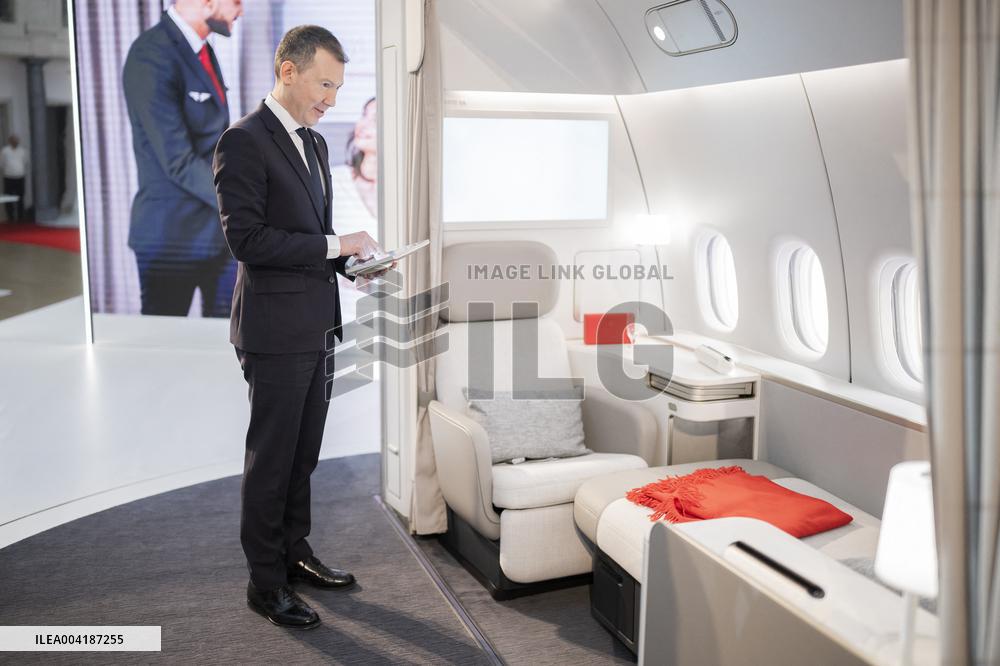 Official presentation of Air France s new La Premiere cabin - Paris