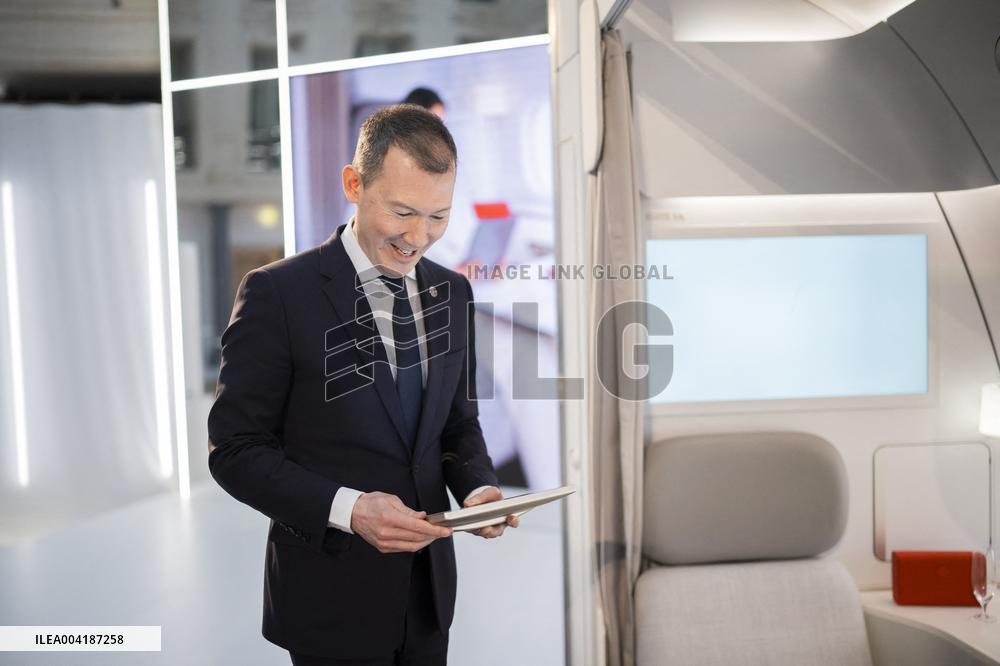 Official presentation of Air France s new La Premiere cabin - Paris